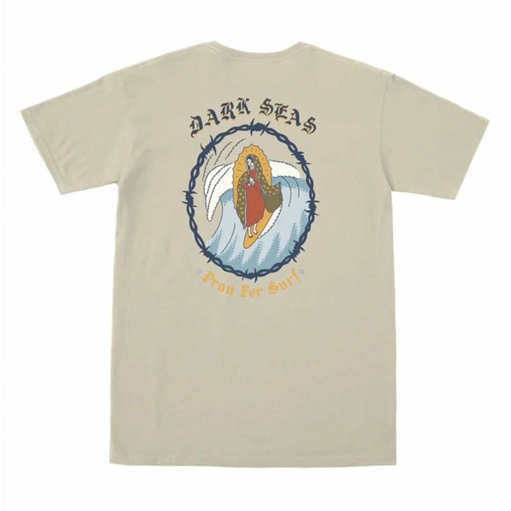 Dark Seas Pray For Surf Men's Tee - Picture 8 of 8